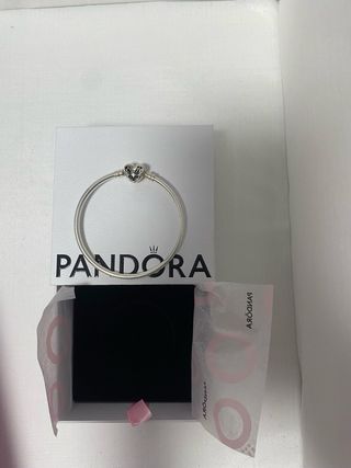 Pulsera Pandora Plata Corazón Sin Estrenar