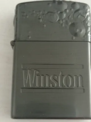 Mechero Metálico tipo zippo Winston