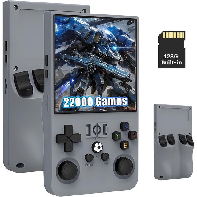 Videoconsola Portátil R36-Max 128GB GRIS