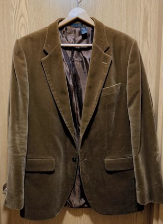 Americana Zara Marrón Terciopelo