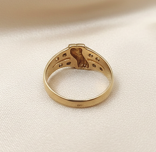 Anillo Tynel Oro 18k Circonitas