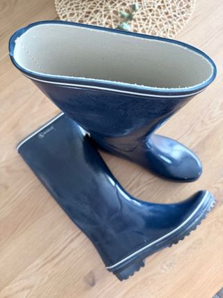 Botas de agua azul marino
