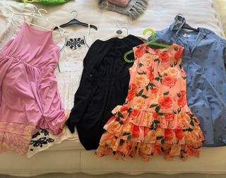 5 Vestidos Niña verano 9-11 Años