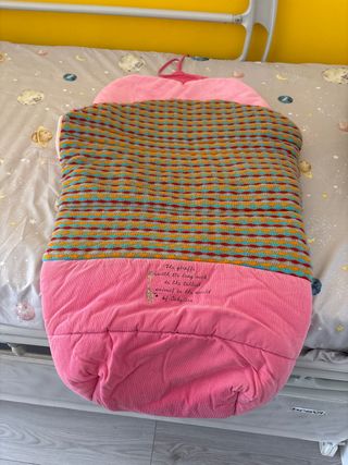 Saco de cochecito de bebé rosa