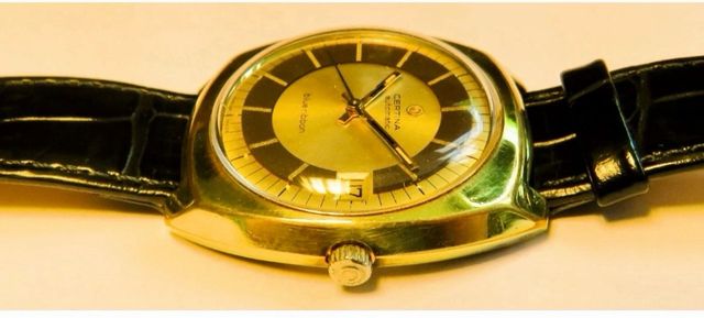 Certina Blue Ribbon Automático Dorado