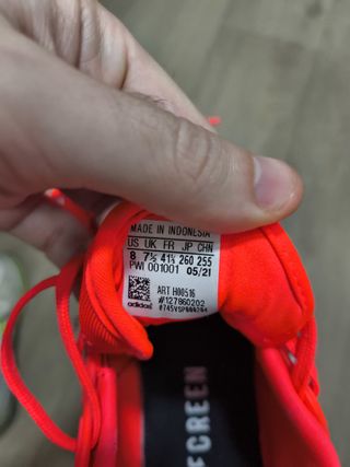 Zapatillas Adidas Hombre Rojas y Negras