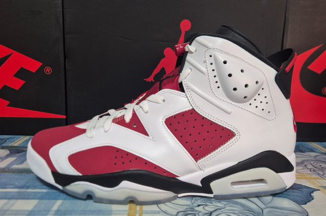 Nike Jordan 6 Carmine Talla 44.5 US10.5 NUEVAS VI