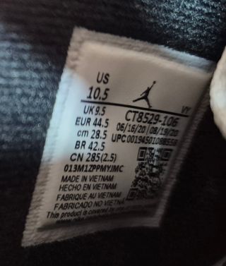 Nike Jordan 6 Carmine Talla 44.5 US10.5 NUEVAS VI