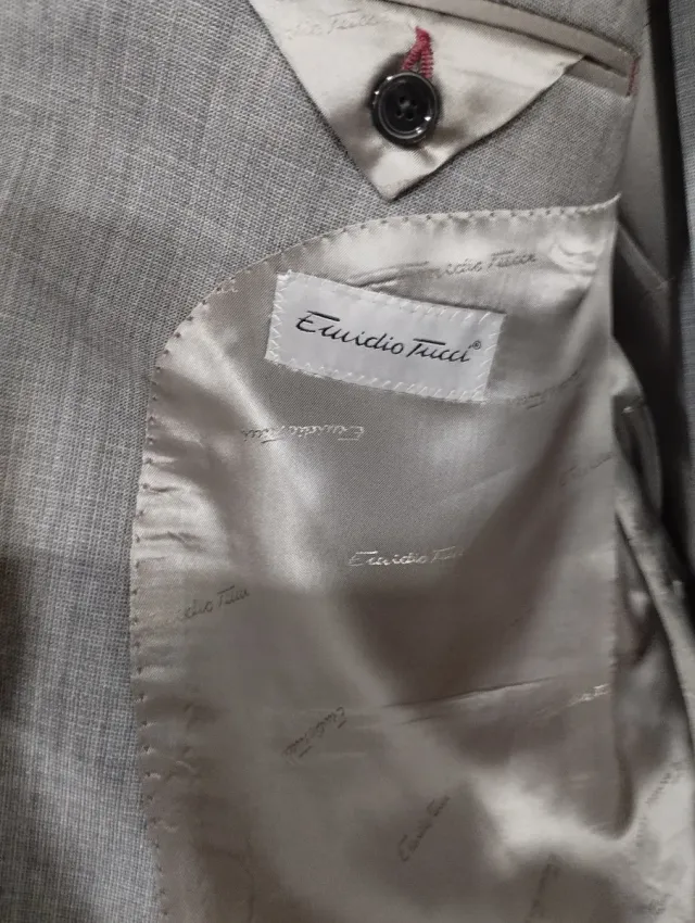 Traje de vestir Emilio Tucci gris