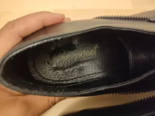 Zapatos Oxford Negros con Cremallera