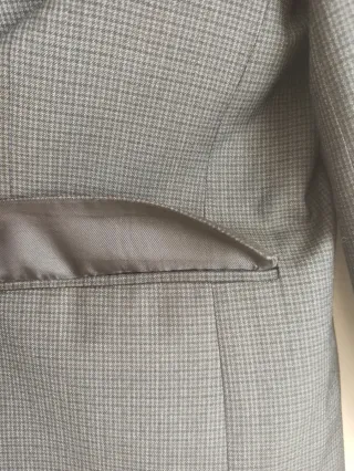 Americana / Blazer Zara Gris Talla M