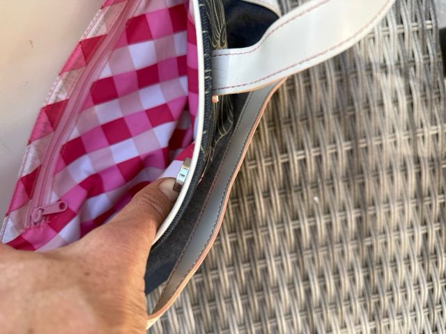 Bolso Roxy Blanco y Azul