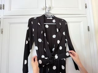 Mono Mango lunares negro talla M
