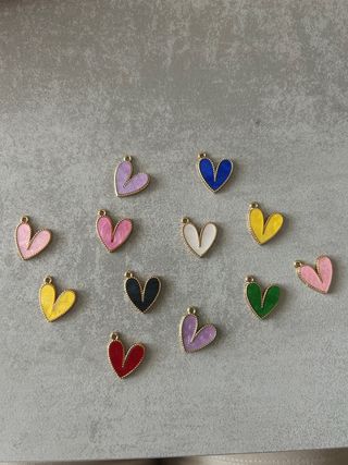 Colgantes Corazón Esmaltados