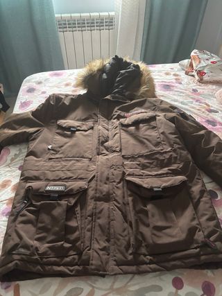 Abrigo Geographical Norway Marrón
