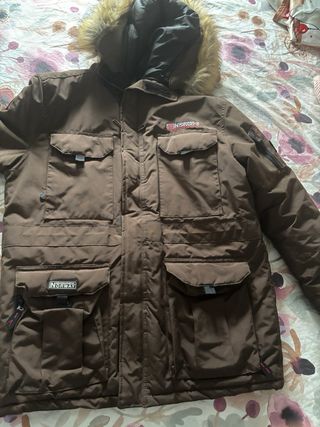 Abrigo Geographical Norway Marrón