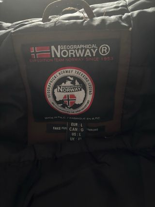 Abrigo Geographical Norway Marrón