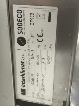 Horno profesional con función vapor