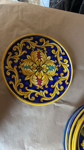 Ceramica Caltagirone Piatto Decorato