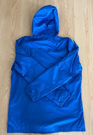 Cortavientos Nike Azul con Capucha