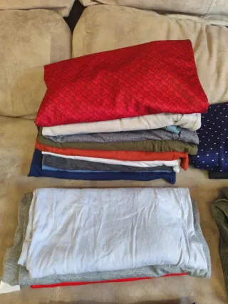 Ropa Hombre XXL Azul y Rojo