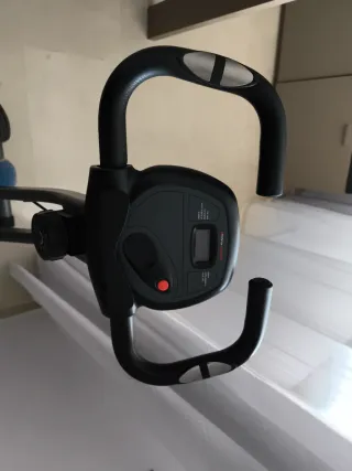 Bicicleta Estática Plegable con Respaldo
