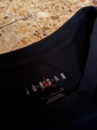 Camiseta Jordan Negra Logo Jumpman