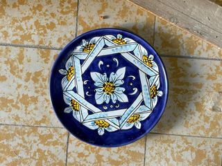 Ceramica Caltagirone Piatto Decorato