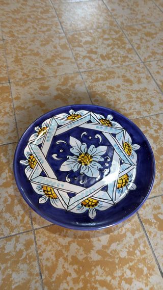 Ceramica Caltagirone Piatto Decorato