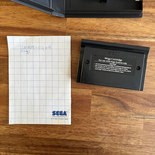 Spellcaster Sega Master System Pal