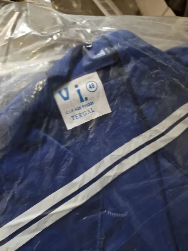 Bata de trabajo azul Vesin, S.A.