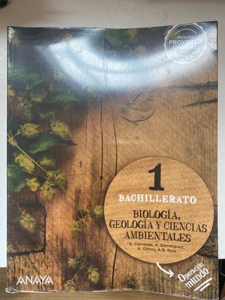 Biología, Geología y Ciencias Ambientales 1.