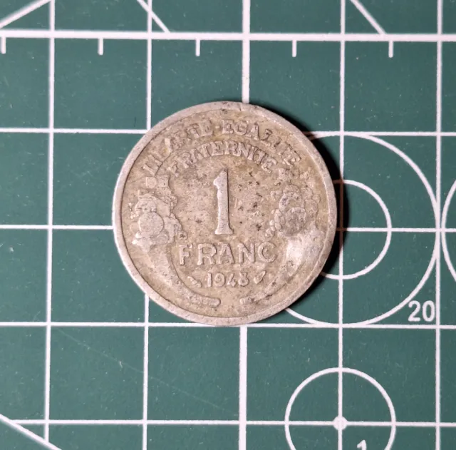 1948 Moneda 1 Franco Coleccionable