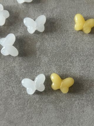 Cuentas de cristal mariposa