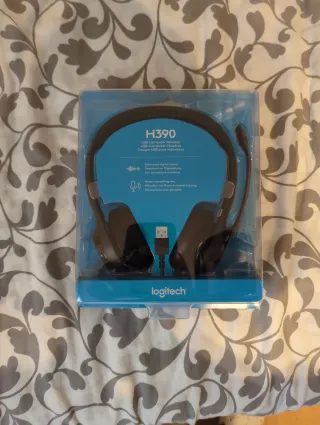 Cuffie USB nere Logitech H390