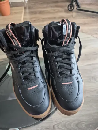 Zapatos Puma Mujer Talla 39 Negros y Rosas
