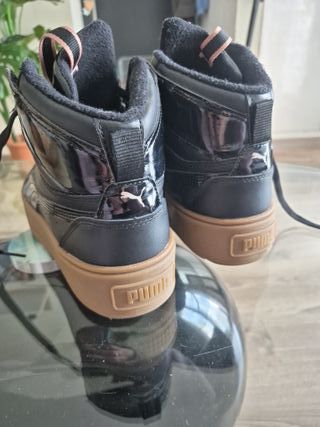 Zapatos Puma Mujer Talla 39 Negros y Rosas