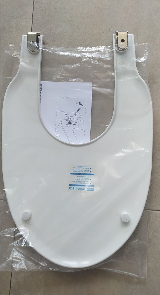 Tapa de bidé blanca