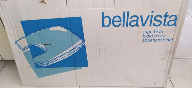 Tapa de bidé blanca