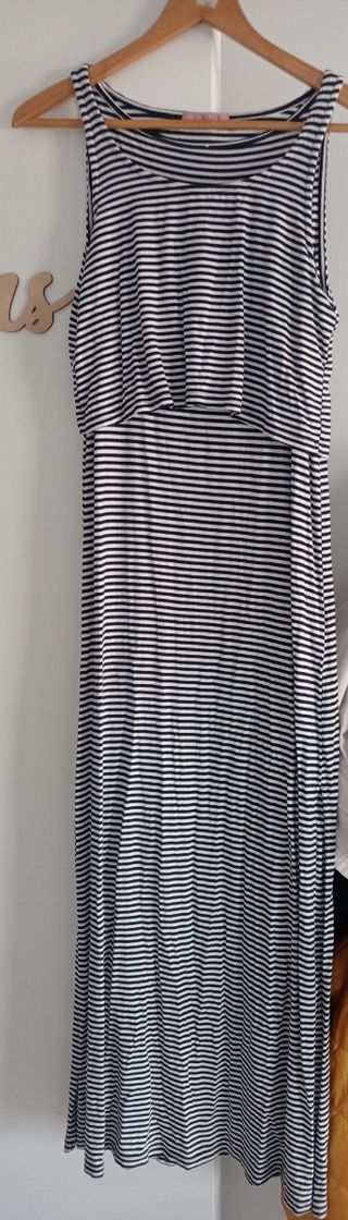 Vestido Lactancia Rayas Talla Única