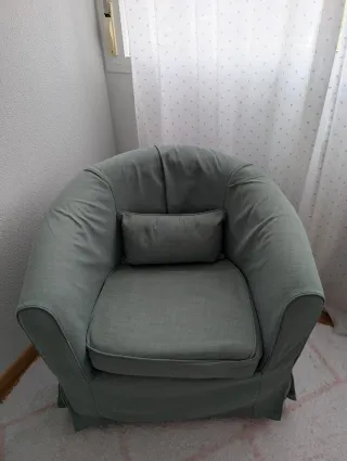Sillón Ikea verde tullsta