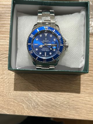 reloj Azul y Verde
