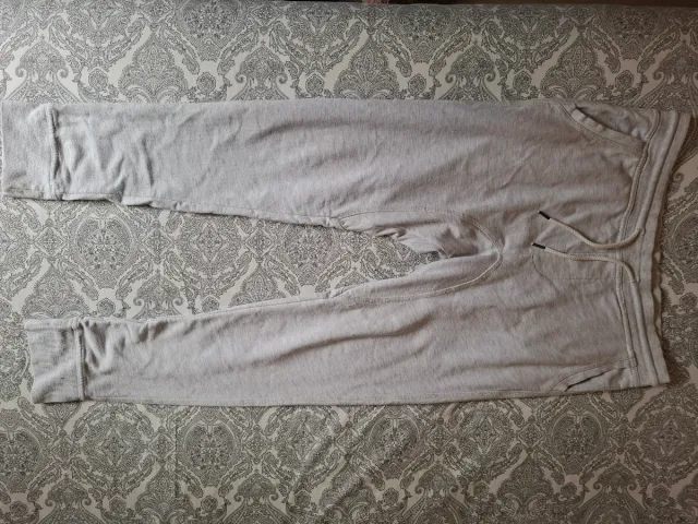 Pantalón chándal bombacho gris Pull&Bear