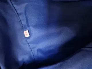 Bata de trabajo azul