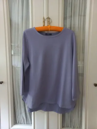 Camiseta manga larga Parfois morada