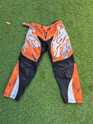 Pantalón Motocross Alpinestars Talla 10-12 Años