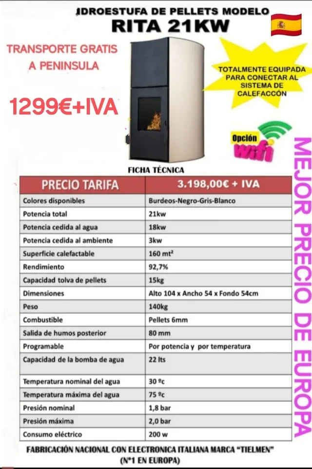 Oferta hidro estufas de pellets