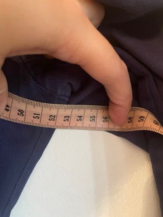 Cazadora/parka azul desgastado Talla L