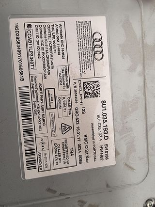 Radio Audi Q3 Multimedia