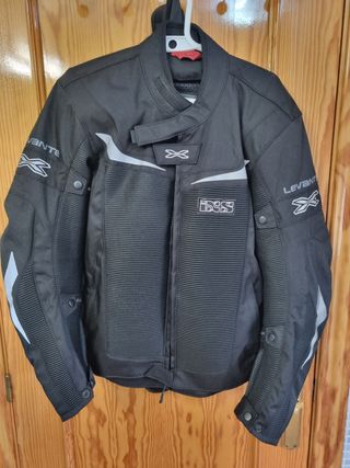 Chaqueta de moto Ixs negra talla L